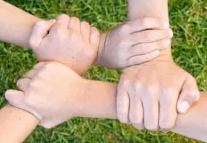 four hands