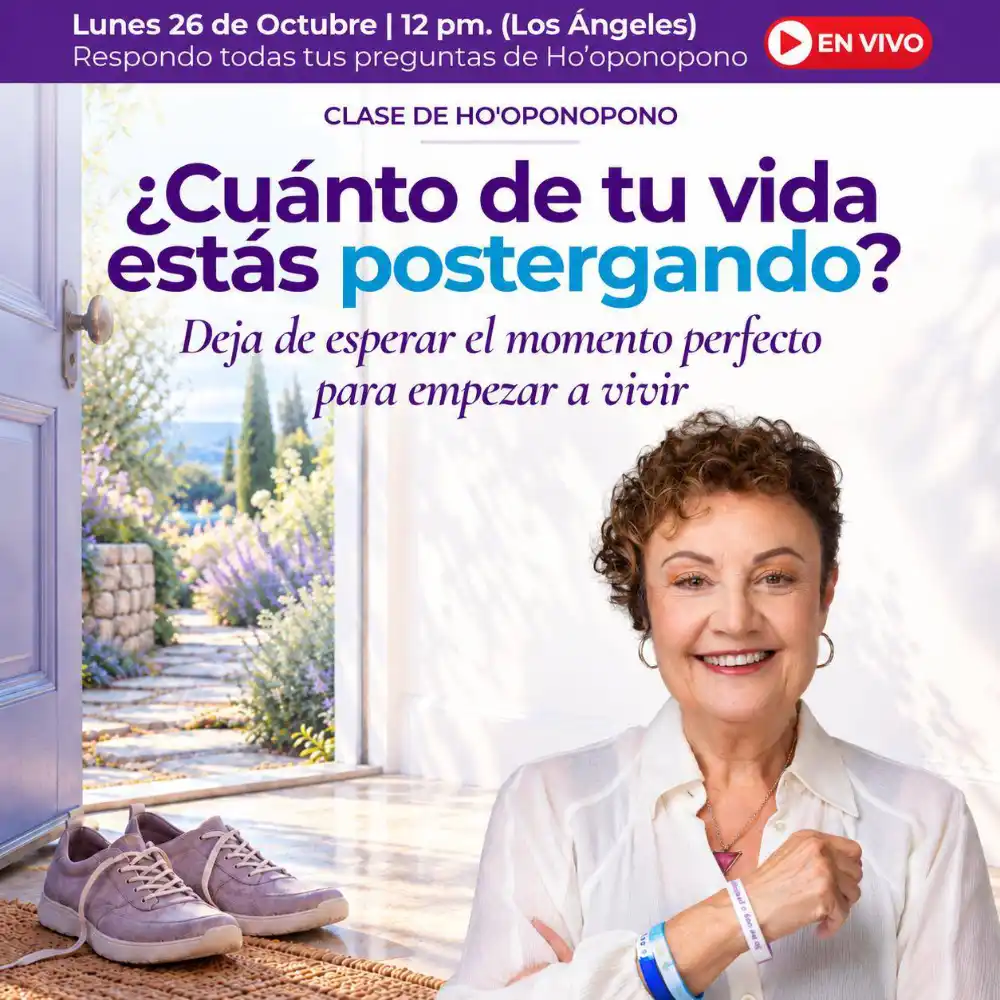 Clase mensual de Ho'oponopono con Mabel Katz. Octubre 2026