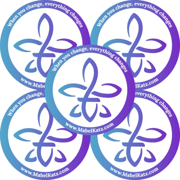 When you change everything changes Stickers x5 - Accesories  - Size 1"