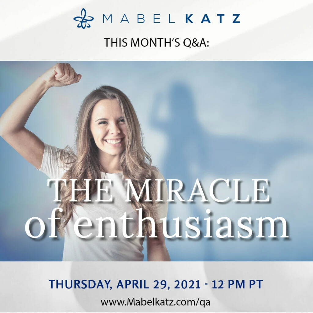 Qa The Miracle of Enthusiasm April
