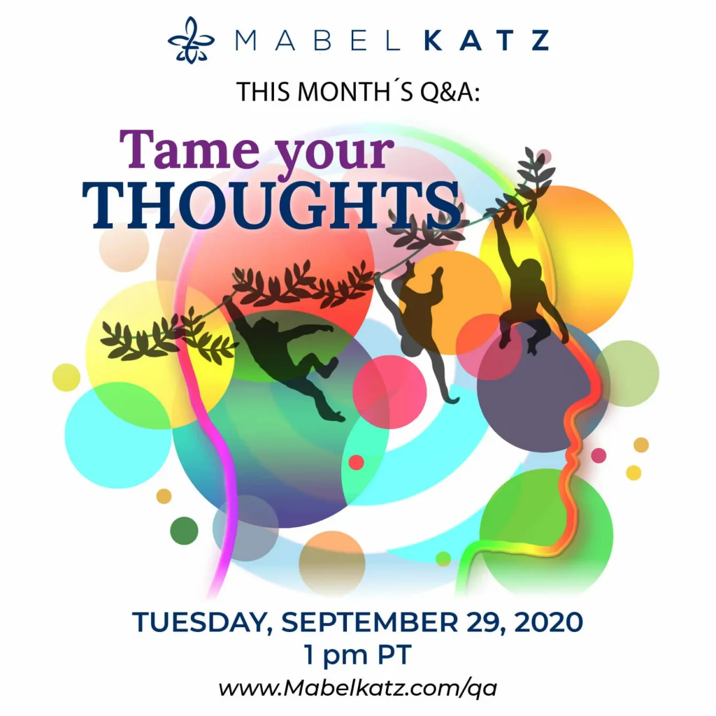 QA september 2020 tame your thoughts